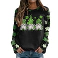 thumbnail image 2 of Spring Saving GaThRRgYP St Patricks Day Shirt for Women,Women's St.Patrick's Day Fashion Printed Loose Long Sleeve Blouse Round Neck Casual Pullover Tops Sweatershirt, 2 of 5