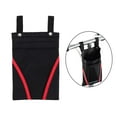 thumbnail image 4 of Bolsa para patinete de bicicleta, bolsa colgante frontal impermeable, bolsa de almacenamiento para patinete eléctrico Rayas rojas en negro kusrkot Caja de almacenamiento de bicicletas de scooter, 4 of 8