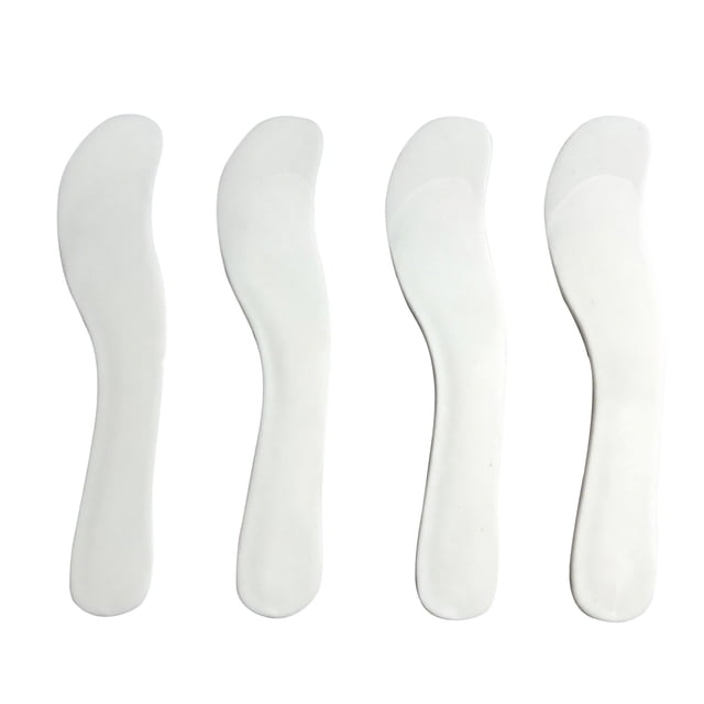 Raspador de Mascarilla Facial de Plástico para Crema Depilatoria | Seguro y Eficiente | Material de Grado Alimenticio | para Zonas Sensibles | Fácil de Limpiar | Portátil y Delgado | 1 Raspador