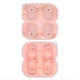 thumbnail image 1 of Molde para Cubitos de Hielo de PingüIno, Bandeja para Cubitos de Hielo con Formas Divertidas, Haga 4 Lindas Bolas de Hielo de PingüIno para Bebidas, CóCteles, Café Helado, Rosa, 1 of 7