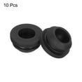 thumbnail image 3 of 10Pcs Snap Rubber Grommet Plug Mount Dia 10.5mm ID 7.5mm Seal Anti-Scratch for Electrical Box Cable Black, 3 of 6