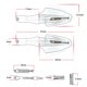 thumbnail image 3 of Motorcycle Handguards Cover Universal Waterproof Anti-fall and Windproof Protector with LED Directional Light, 3 of 5