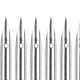 thumbnail image 4 of Puntas de pluma estilográfica para firma de tinta, suministros de papelería para escritura de artistas de Metal, puntas de repuesto ligeras, puntas de Estilo A, 4 of 8