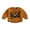 Coffee, variant on Newborn Baby Boy Girl Halloween Clothes Ghost Print Sweatshirt Romper Long Sleeve Oversized Fall Bodysuit 0-18M