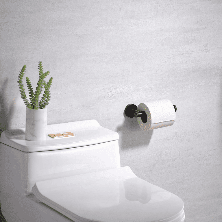 Black Toilet Paper Holder Kitchen Paper Roll Holder Bathroom WC