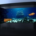 thumbnail image 5 of 24X16IN, Natural Underwater Aquarium Background, Pictures 3D Fish Reef Fish Tank Decoration Background, with 8 EVA Double-Sided Tape, 5 of 6