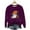20#Purple, variant on Heisall Womens Sweatshirt Halloween Theme Glitter Print Round Neck Casual Sporty Long Sleeve Fleece-lined Autumn Winter Fashion Casual Tops