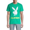 thumbnail image 1 of Elevenparis Mens Lummer Playboy Graphic T-Shirt, Green, Large, 1 of 1