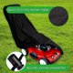 thumbnail image 3 of Funda para cortacésped, impermeable, resistente al polvo y a los rayos UV, en 210T, con cordón y bolsa de almacenamiento para exterior/interior - 188 x 99 x 4 cm Sailing Electrónica, 3 of 4