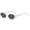 White grey, variant on Oval Sunglasses for Women and Men with AC Lenses PC Frame UV Protection Trendy Sun Glasses Driving Outdoor Sports