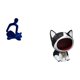 thumbnail image 5 of Figura De Gato Pensador Abstracto, Escultura Artística, Adorno Para Oficina, Bar, Boda, Centro De Mesa, Dormitorio, Escritorio, Sala De Estar, Entrada, Cuenco Para Llaves, Cuenco Para Dulces,, 5 of 8