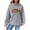 Grey, variant on Certgust Sweatshirt Women Under $20 Womens Lightweight Printed Pullover Hoodie with Cozy Fit for Casual Everyday Wear