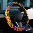 thumbnail image 6 of Halloween Font 14.5 Inch Car Wheel Cover, Steering Wheel Covers with Printing, PVC Leather Auto Accessories, 6 of 6