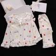 thumbnail image 4 of RMGVDSD Toddler Girl Clothes Set Girls Pajamas 2 Piece Long Sleeve Pants Sets Soft Cartoon Print Loungewear Sleepwear Outfit For Kids 4-5 Years, 4 of 5