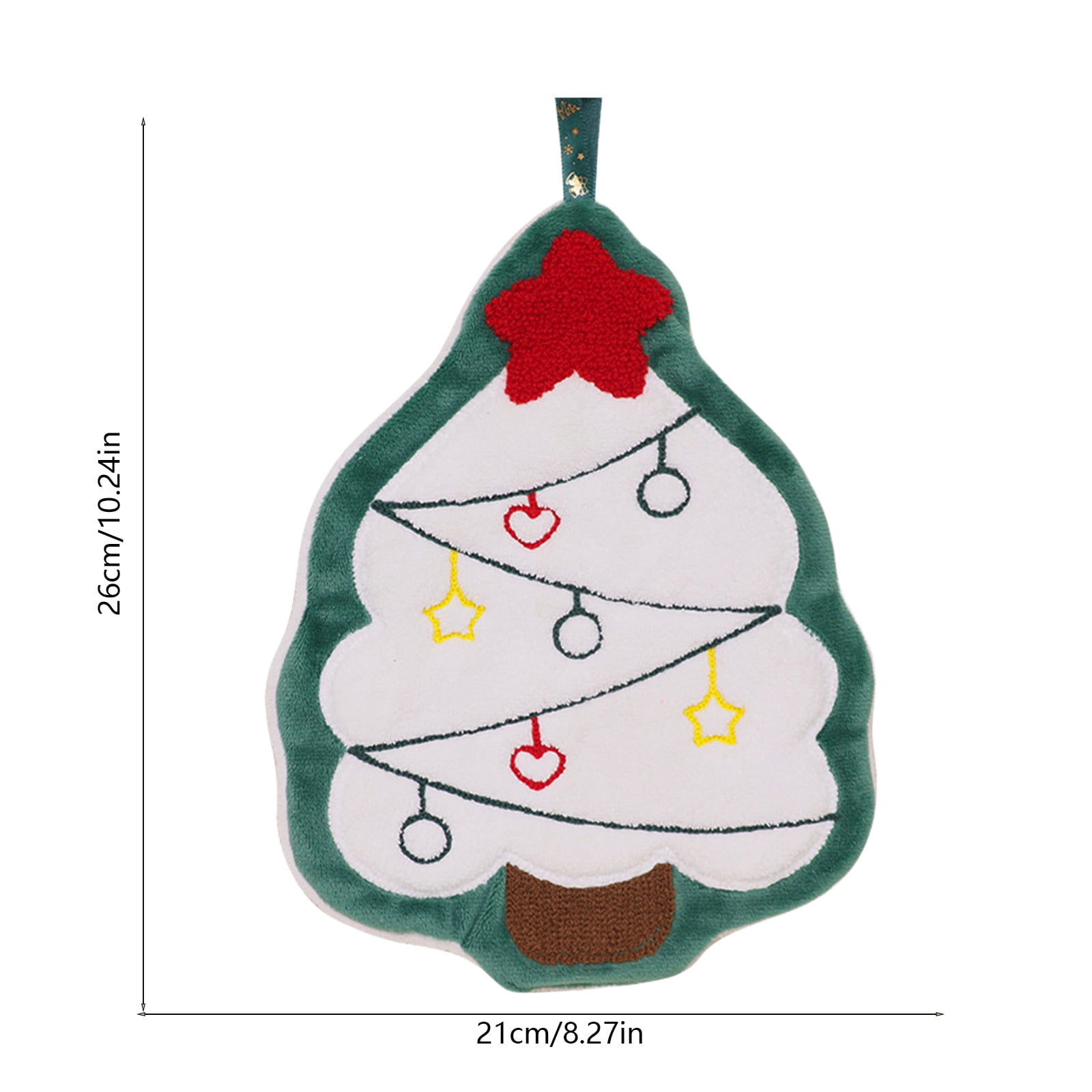 Lot De 4 Essuie-Mains De Noël Avec Boucle De Suspension