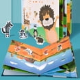thumbnail image 4 of Libro de pegatinas reutilizables BLESIY Paster Book Clasificación Juguete Educativo Art Craft, 4 of 8