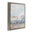 thumbnail image 3 of Stupell Industries Muted Summer Beach Umbrellas Brown Framed Floater Canvas Wall Art design by Liz Jardine, 18 x 18, 3 of 9