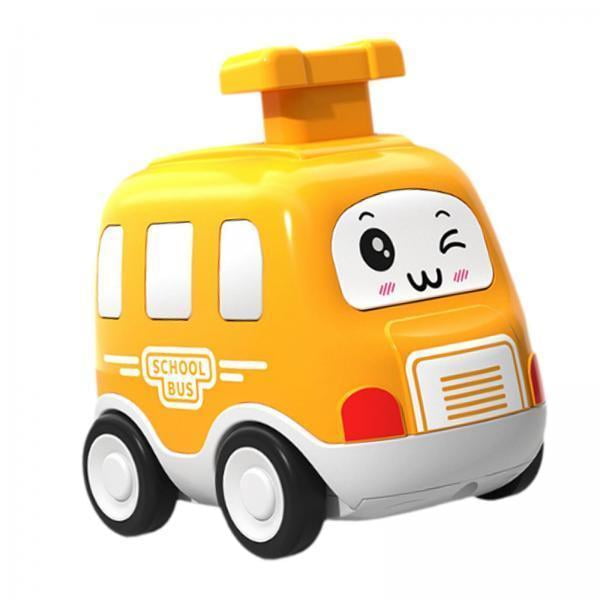 2x Coche De Juguete De Inercia Para Niños En Edad Preescolar, Coche De Juguete Para Niños De 1, 2 Y 3 Años, Regalo Amarillo