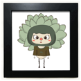 thumbnail image 1 of Planta jugosa belleza solar verde uu Marco cuadrado negro Unbranded Tamaño del marco 8 x 8 Tamaño de la imagen 6 x 6, 1 of 4