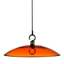 Mosaic Birds Petite Glass Baffle Dome, M383-200-68, 11 Inch wide, Fading Sunset