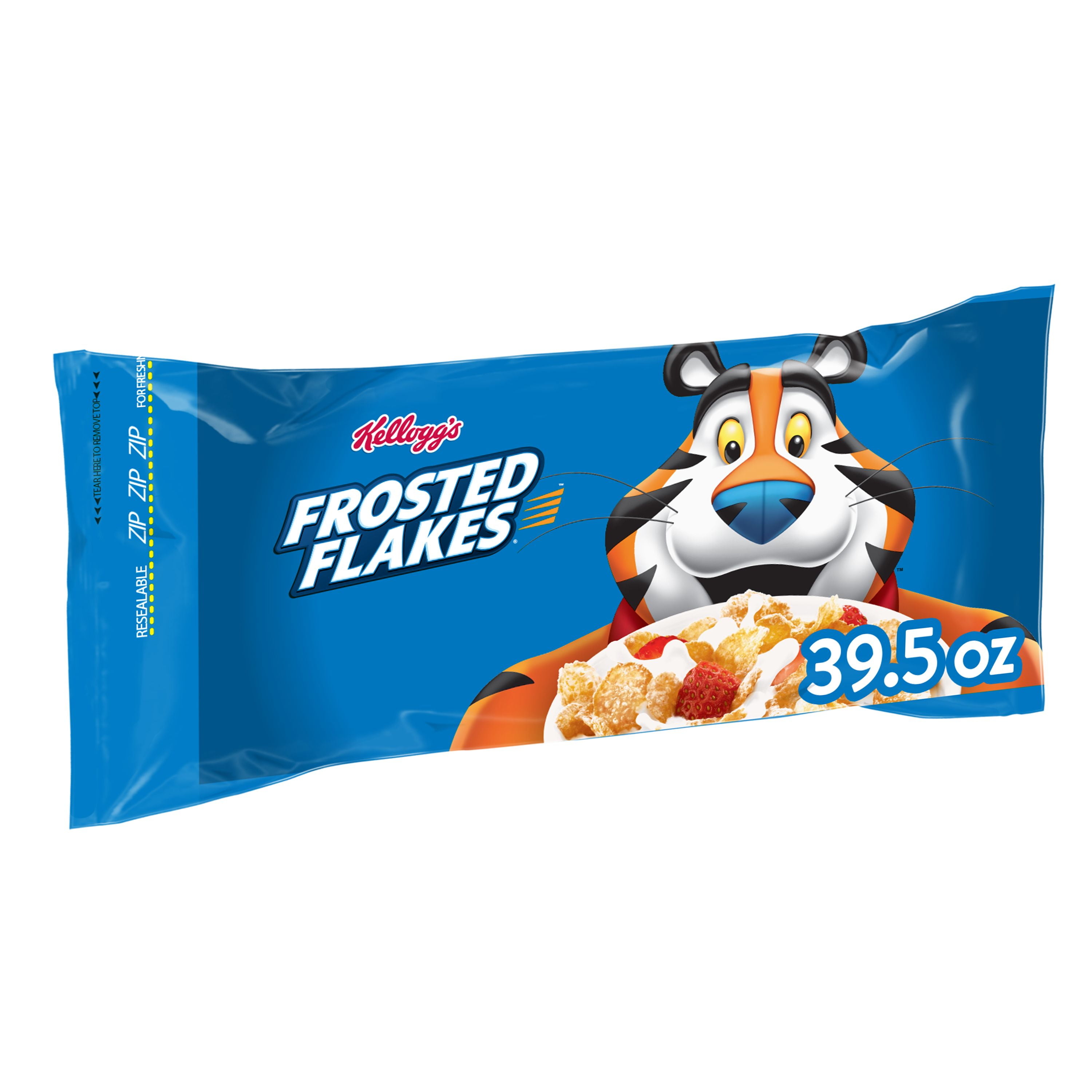 Kellogg S Frosted Flakes Breakfast Cereal Kids Snacks Original 24 Oz Box Walmart Com