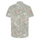 thumbnail image 5 of Camisas de Manga Corta de los Hombres Casual Hoja Impresión Solapa Superior, Mezcla de Poliéster/Spandex de la Moda para la Fiesta Y la Playa, 5 of 5