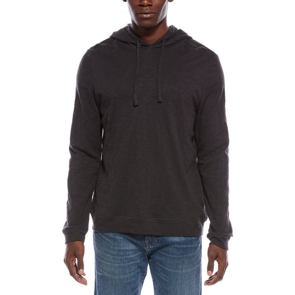 Onia mens  Heavyweight Slub Hoodie, XL, Gray