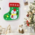 thumbnail image 5 of Felt Christmas Stockings with DIY Ornaments, Handmade Sewing Craft Kits for Kids, Holiday Party Decorations and Gift Bags for Christmas Tree, 5 of 6
