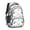 Butterfly and Blue-1, variant on Butterfly and Blue Purple Black Pattern Backpack for School, Cute School Bag with Adjustable Shoulder Straps and Padded Back, 16.9"x12.6"x5.9"