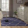 thumbnail image 2 of Momeni Newport 2'3" X 8' Contemporary Hand Tufted Wool Runner Rug in Blue, 2 of 2
