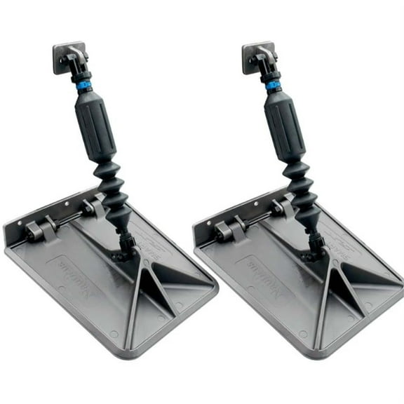 Lecrotab SXG9510-60 Lectrotab Sx 9.5 X 10 Smart Tabs 16-18' Boats W/60lb Actuators - 60-150hp - Gunmetal Grey