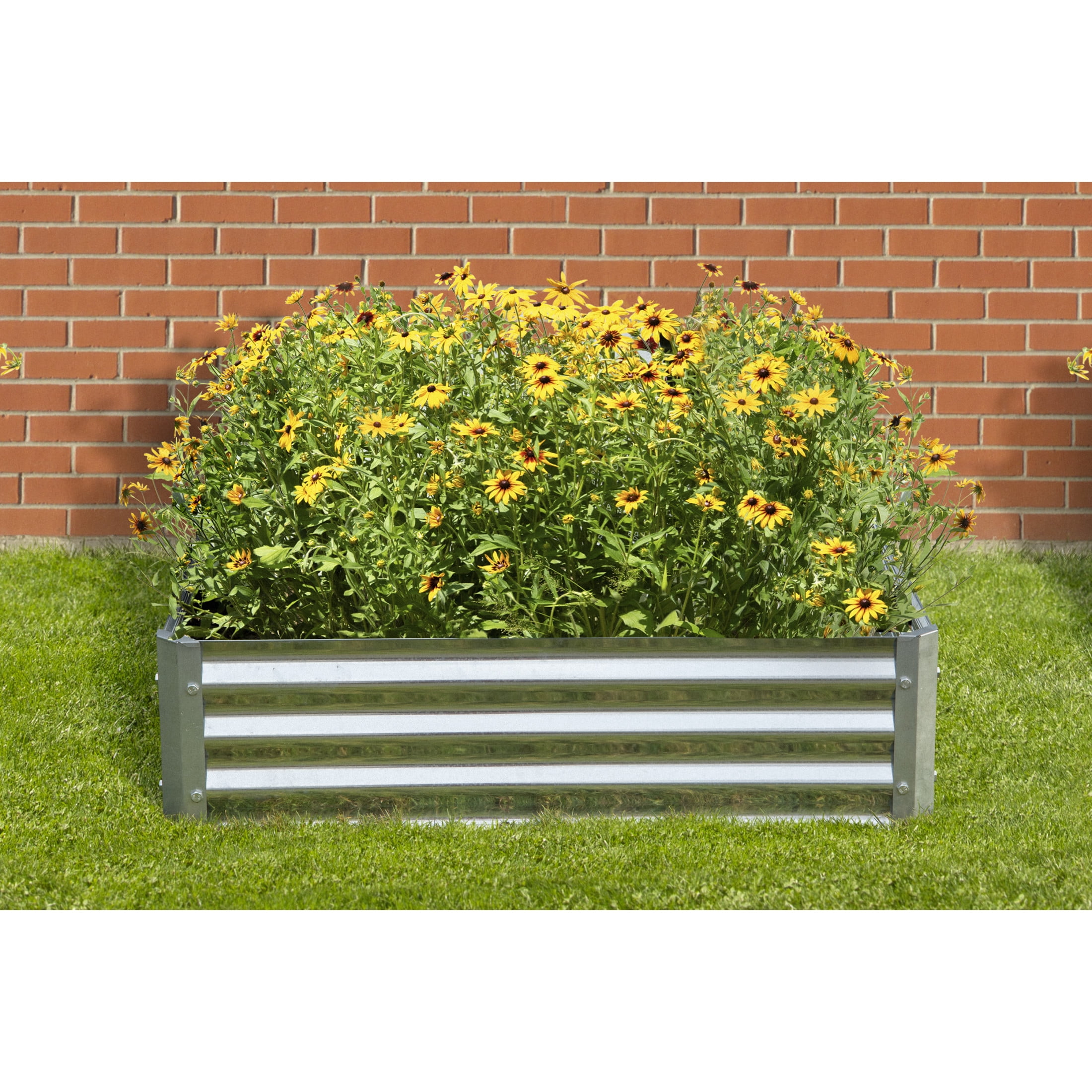 Arrow GROW IT 40 x 40 x 1 ft Galvanized Raised Bed Garden