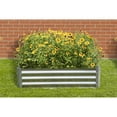 thumbnail image 6 of Arrow GROW IT 40 x 40 x 1 ft Galvanized Raised Bed Garden, 6 of 12