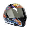 thumbnail image 2 of CASCO SMK STELLAR NEGRO/NARANJA SKULL GL275 MICA ESPEJO CERRADO negro XL SMK CASCO STELLAR, 2 of 5