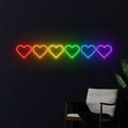 thumbnail image 2 of Handmadetneonsign Heart LGBT Neon Sign, LGBT Pride Wall Art Decor, Pride LGBT Wall Decor, 2 of 5
