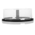 thumbnail image 2 of SHISUYAN CD/DVD Cake Box Spindle Empty DVD Storage Bucket Clear CD Holder 25 Disc Capacity Storage Containers Plastic Column DVD Bucket With Black Spindle, 2 of 8