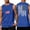 Blue, variant on LNZGNM Mens Workout Tank Tops Plus Size USA Flag Sleeveless Shirts Muscle Graphic Patriotic Tank Tops Athletic Gym Tee Tops,Blue 4XL