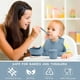 thumbnail image 4 of Cuencos para bebés con succión de primera etapa, baberos de silicona para bebés, cucharas de alimentación para bebés, suministros de destete dirigidos por bebés a partir de 6 meses, 4 of 5