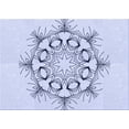 thumbnail image 1 of Ahgly Company Machine Washable Indoor Rectangle Transitional Lavender Blue Area Rugs, 4' x 6', 1 of 7