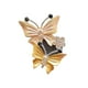 thumbnail image 3 of Difusor de ventilación del aire acondicionado del coche, mariposa delicada, universal Amarillo, 3 of 9