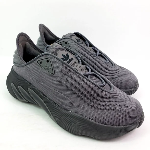 Ad-id-as Originals Adifom SLTN Mens Size 8 Low Grey Carbon Athletic Trainers Shoes