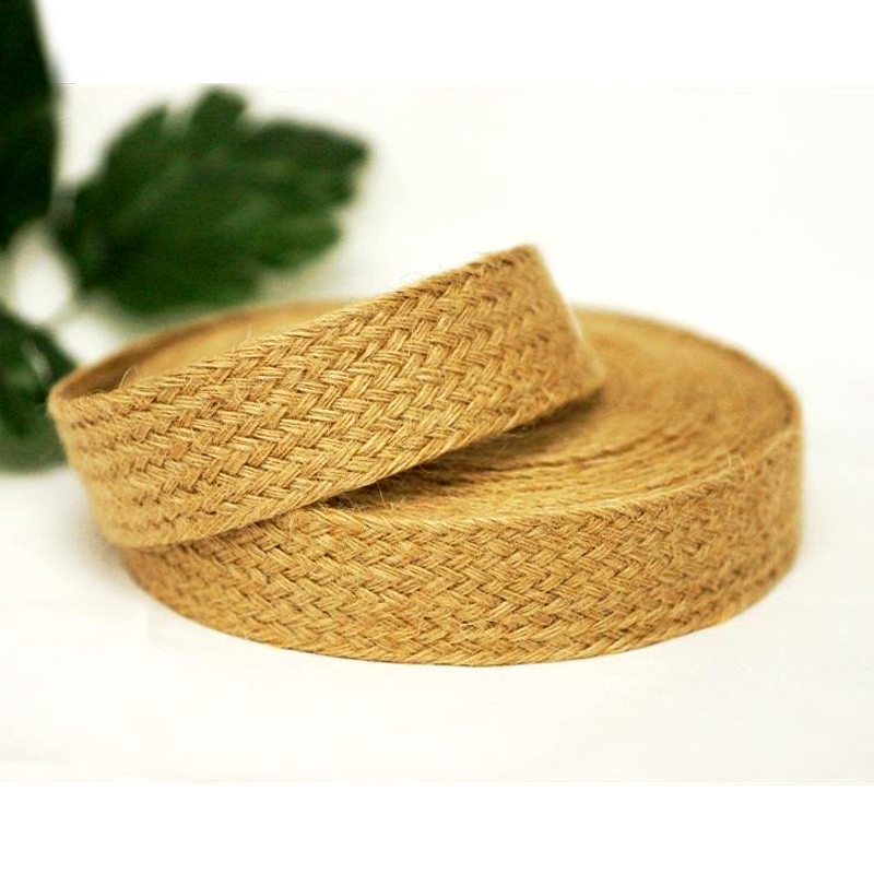 Natural 1.25/" x 10yards Picturesque Woven Rustic Burlap Ribbon