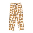 thumbnail image 6 of Uemuo Christmas Elements Pattern Women's Wide Leg Palazzo Lounge Pants with Pockets Light Weight Loose Comfy Casual Pajama Pants-, 6 of 9