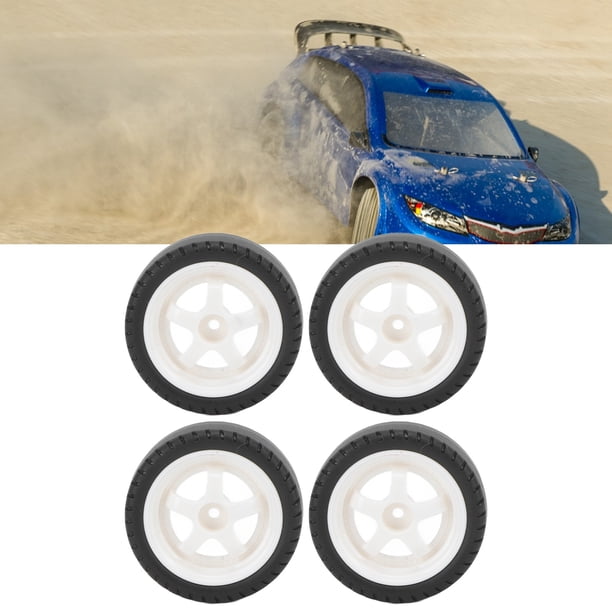 4 Uds RC Neumático de Coche Cubo de Plástico Rueda de Goma 33 Cm de Diámetro 12 Cm de Ancho Juego de Accesorios para AE86 RC Crawler Piezas de Actualización de Coche ANGGREK Otros