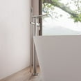 thumbnail image 6 of ALFI brand AB2875-BN Brushed Nickel Free Standing Floor Mounted Bath Tub Filler, 6 of 9