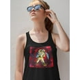 thumbnail image 2 of Artshine Aquarius, I Know Racerback Tank Women -Arvee Gibson Designs, Female XX-Large, 2 of 4