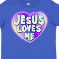 thumbnail image 4 of Inktastic Jesus Loves Me Boys or Girls Toddler T-Shirt, 4 of 5
