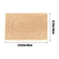 thumbnail image 3 of sruoe Bathroom Rugs, Bath Mat for Bathroom Floor 1pcs, Bath Mats for Bathroom Floor Non Slip Non Skid, Rectangular Polyester Floor Mat for Bath Door Household, Khaki, 3 of 6