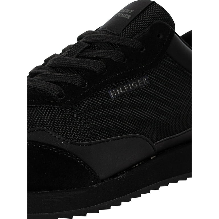 Tommy hilfiger shop black trainers