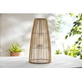 thumbnail image 2 of 20 Inch Outdoor Solar Rattan Lantern, 2 of 7